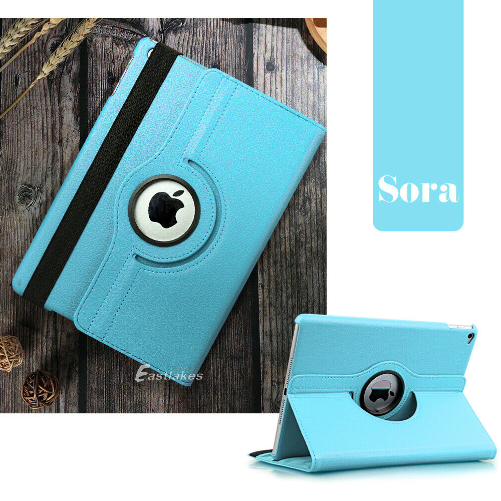 Leather Rotate Stand Smart Cover For Apple iPad Air mini Pro - Eastlakes Electronics